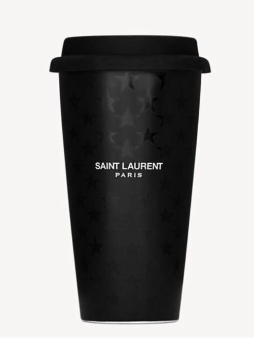 Saint Laurent Ceramic Coffee Mug | Black with Stars